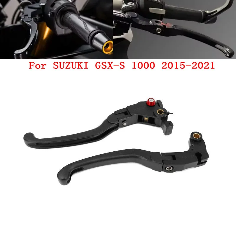 

For SUZUKI GSX-S 1000 2015-2021 Motorcycle Accessories adjustable Folding Motorbike Brake Clutch Lever