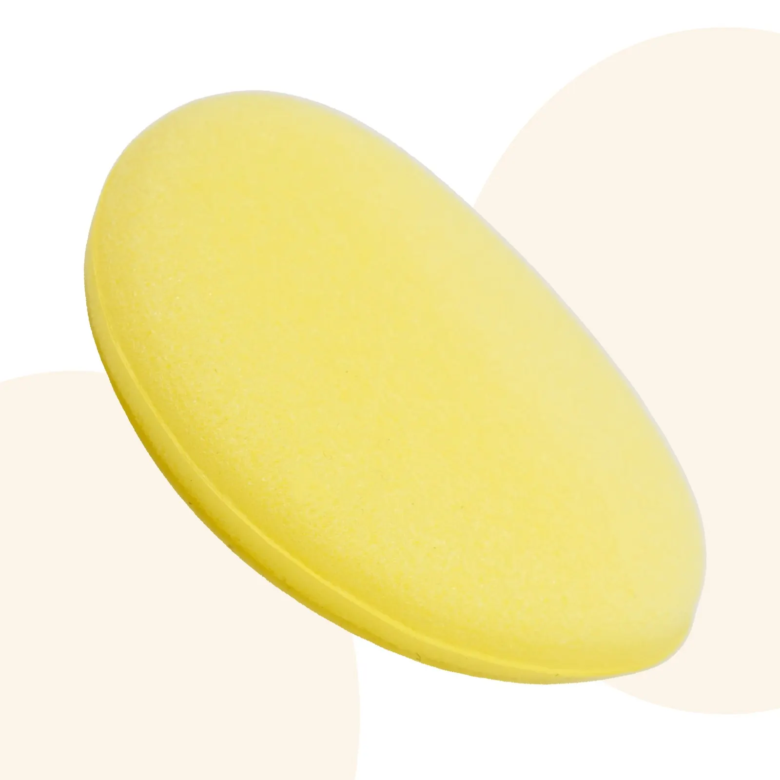 Car Wax Applicator Sponges - 100x6mm Yellow Foam Pads - usage example