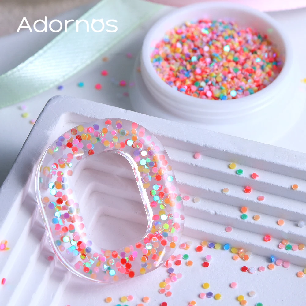 

Многоцветные мини-круглые блестки, наполнитель из эпоксидной смолы, макароны, красочные пузырьковые пайетки, украшение дофамина, сделай сам, изготовление поделок из смолы