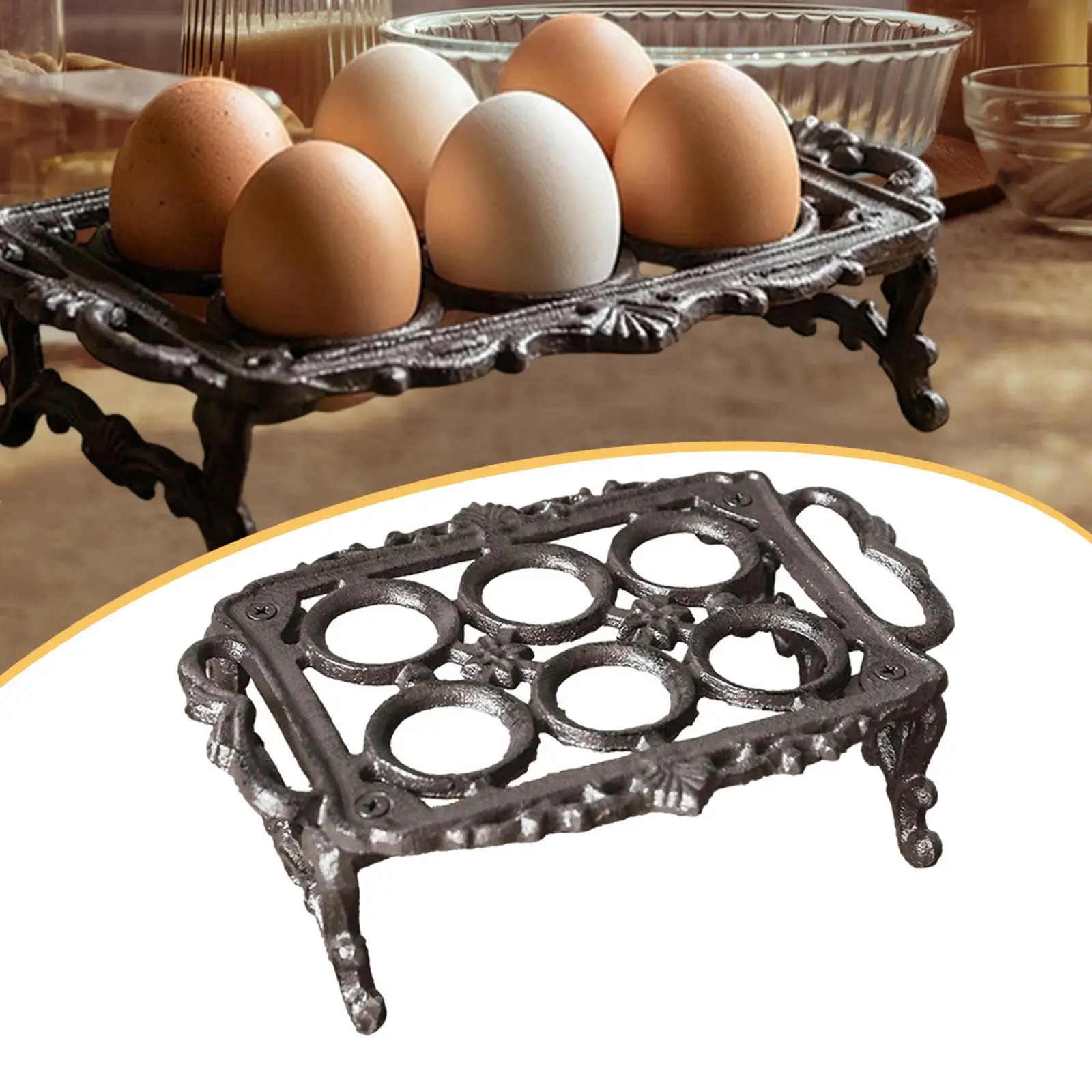 retro-egg-display-organizer-cast-iron-countertop-egg-tray-for-farmhouse-kitchen-fresh-egg-storage