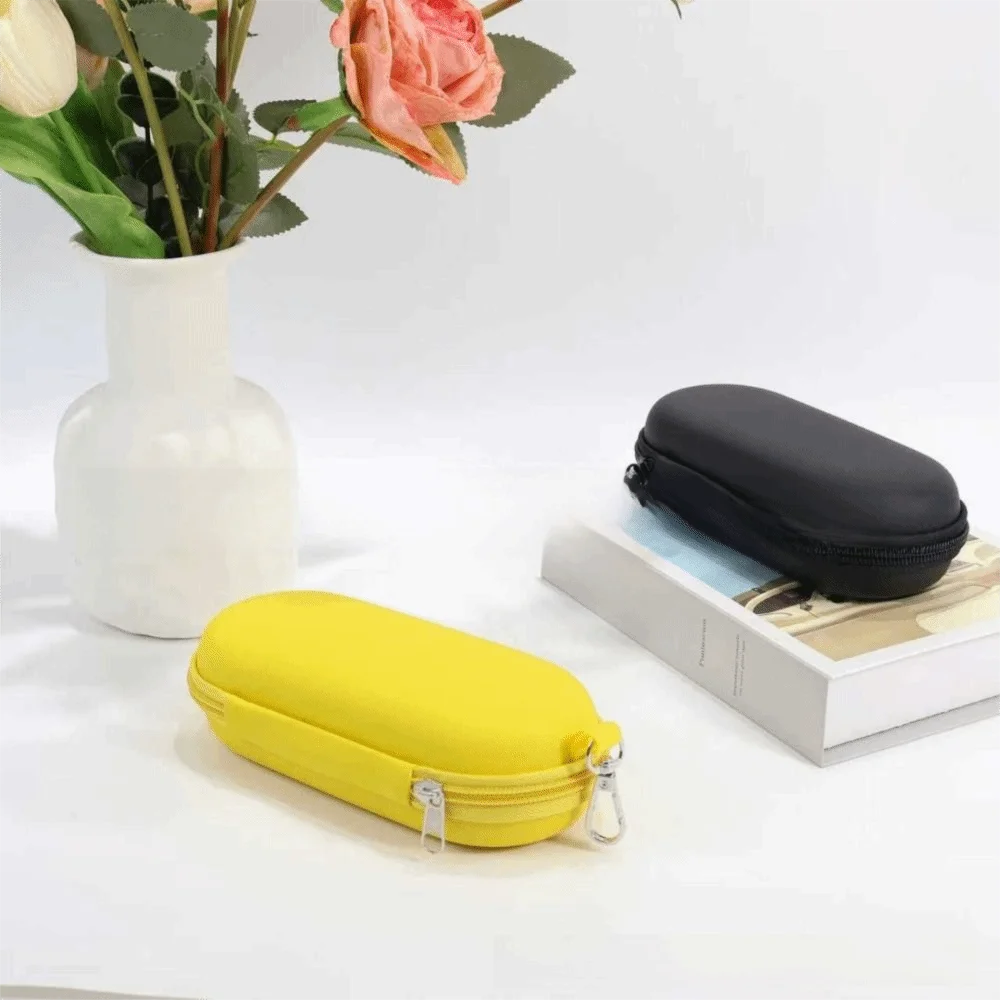 Practical Hard Shell Double Glasses Case Portable Simple Dual Sunglasses Cases Double Eyeglass Storage Box for Women Men