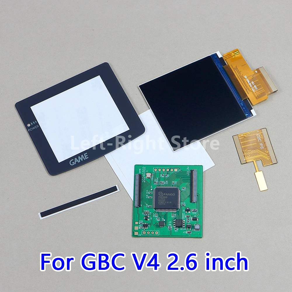 

1set Replacement Easy to install 2.6 " IPS High Brightness LCD Screen Suitable For Nintendo Gameboy Color GBC V4.0