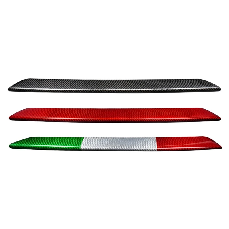 

Real Carbon Fiber For Abarth 500 595 695 2017-2023 Car Front Bumper Lower Lip Decorative Strip