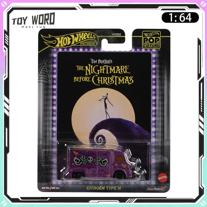 1/64 Mattel Hot Wheels Pop Culture Cyberpunk 2077 Snoopy Batman 2025 Mix 6 (funda M) vehículo de Metal fundido a presión juguete para regalo de cumpleaños