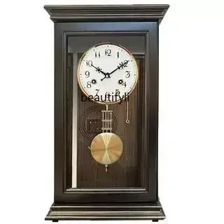 R غرفة المعيشة الصينية الجديدة ساعة مقعد ميكانيكية الطراز القديم حركة الساعة المنزلية الرجعية ساعة سطح المكتب R #1