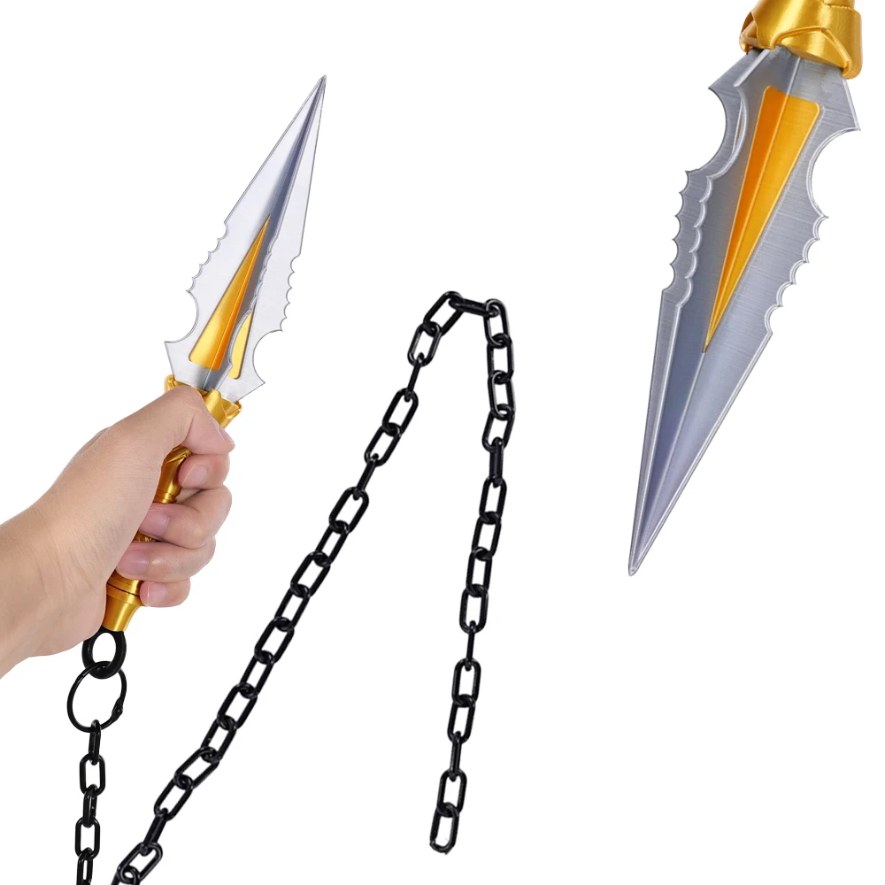 Fantasia MK2 Scorpion - Armas Decorativas de Cosplay, Adorno de Mortal Kombat, Disfraz, Accesorios para Disfraces, Decoración para Fiestas de Halloween y Carnaval