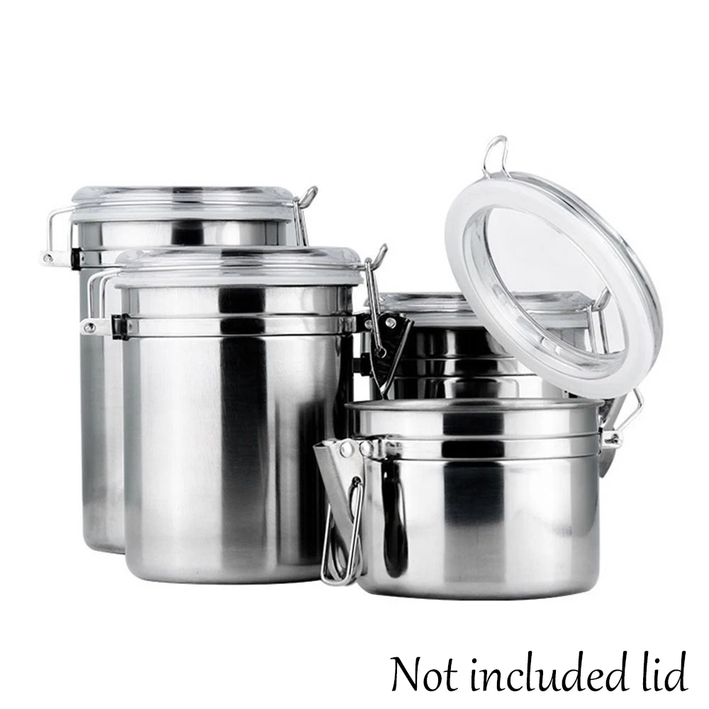 

1Pcs Airtight Sealed Canister Coffee Flour Sugar Tea Container Holder Storage Bottles for Food Storage Box