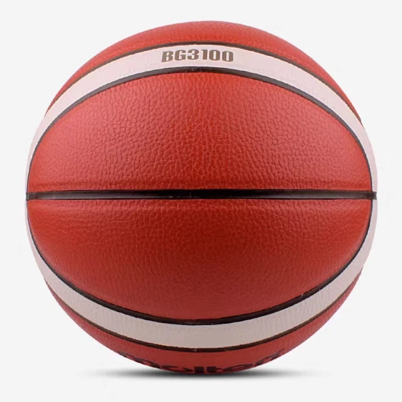 モルテン BG3100 プロバスケットボール - 衝撃吸収コアとナイロン巻き、屋内試合用、サイズ 7/6/5