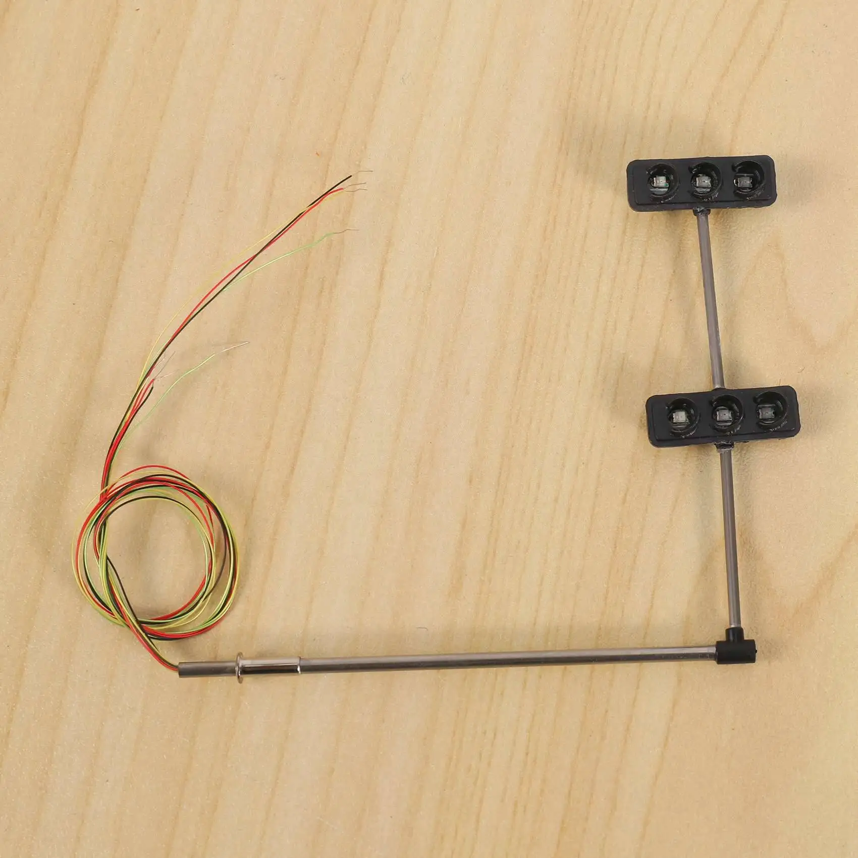 CEA 4X 3 Color Traffic Light Signals Ho Oo Scale Model 6LED For DIY Sand Table Crossing Street Construction Model 4