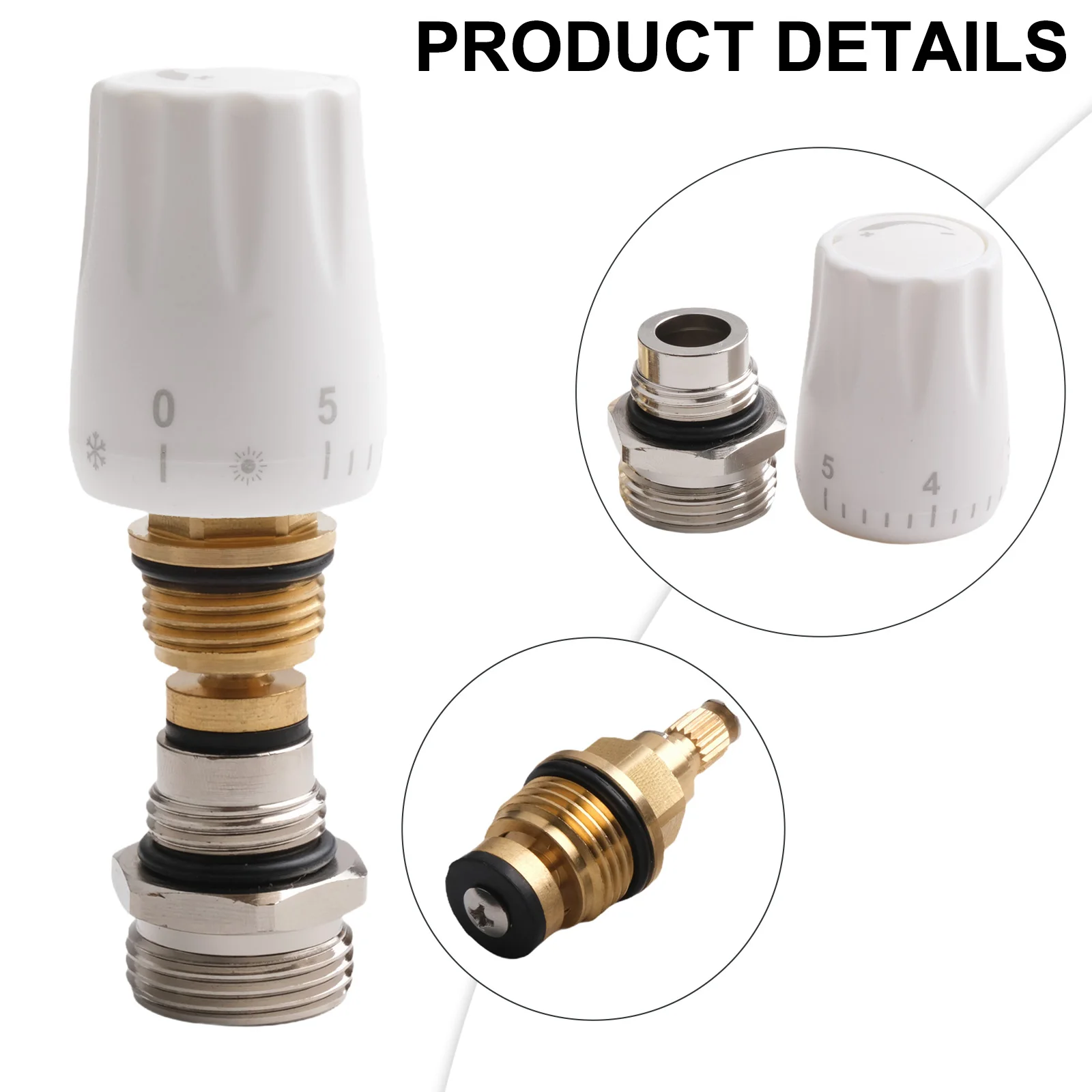 Heating Spreader Valve Insert ABS+brass Accessories Resistant Flow Regulation For Underfloor Band New Heating Spreader