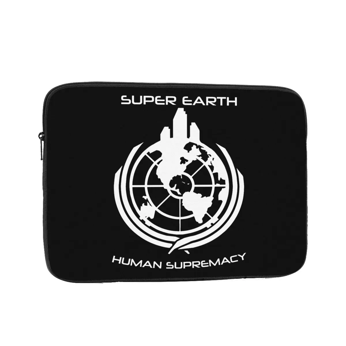 Zipper Laptop Notebook Sleeve Cover Bag Helldivers Computer Sleeve Case Shooting Game 12