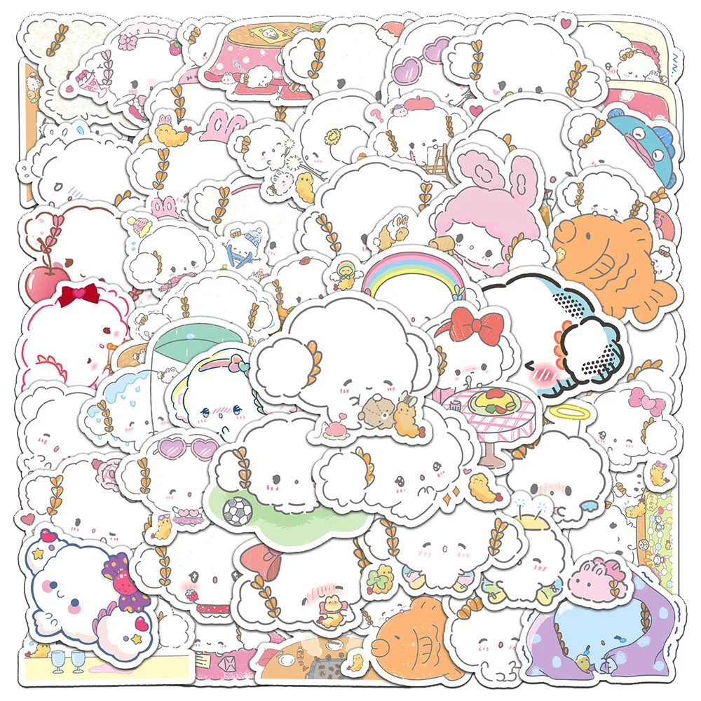 

10/30/51pcs Sanrio Cute Cogimyun Stickers Cartoon Kids Decals Toy Skateboard Phone Case Scrapbook Kawaii Graffiti Sticker Decor