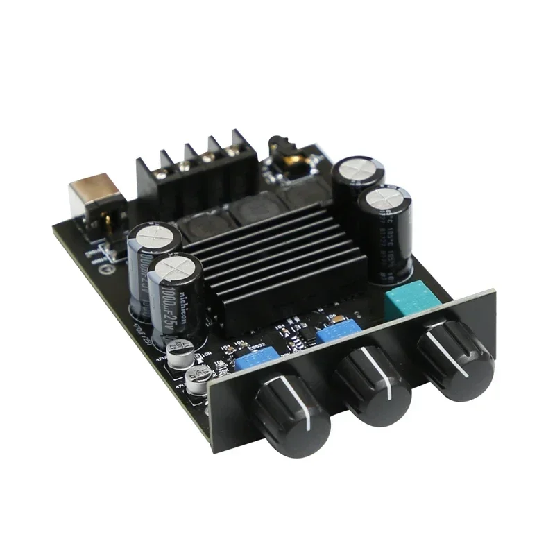 

YJ-100B TPA3116 Dual-core Digital Class D Amplifier Board 2*100W Dual-core Stereo Class D Audio Amplifier Board