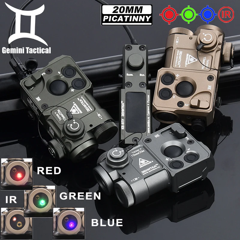 

Tactical Zentic PERST-4 Indicator IR Sight Metal Red Green Blue Laser Full-Function Upgraded Perst4 Powerful Hunting Scout Light