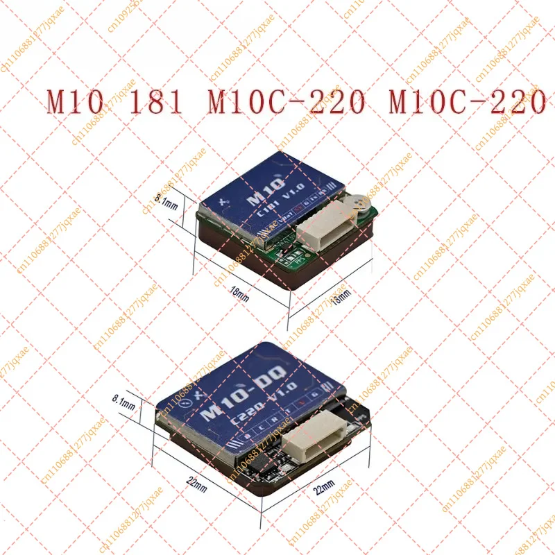 HPXGRC M-10 GPS Module with QMC5883 Compass, Ceramic Antenna & Onboard LED for FPV Drone & RC Aircraft