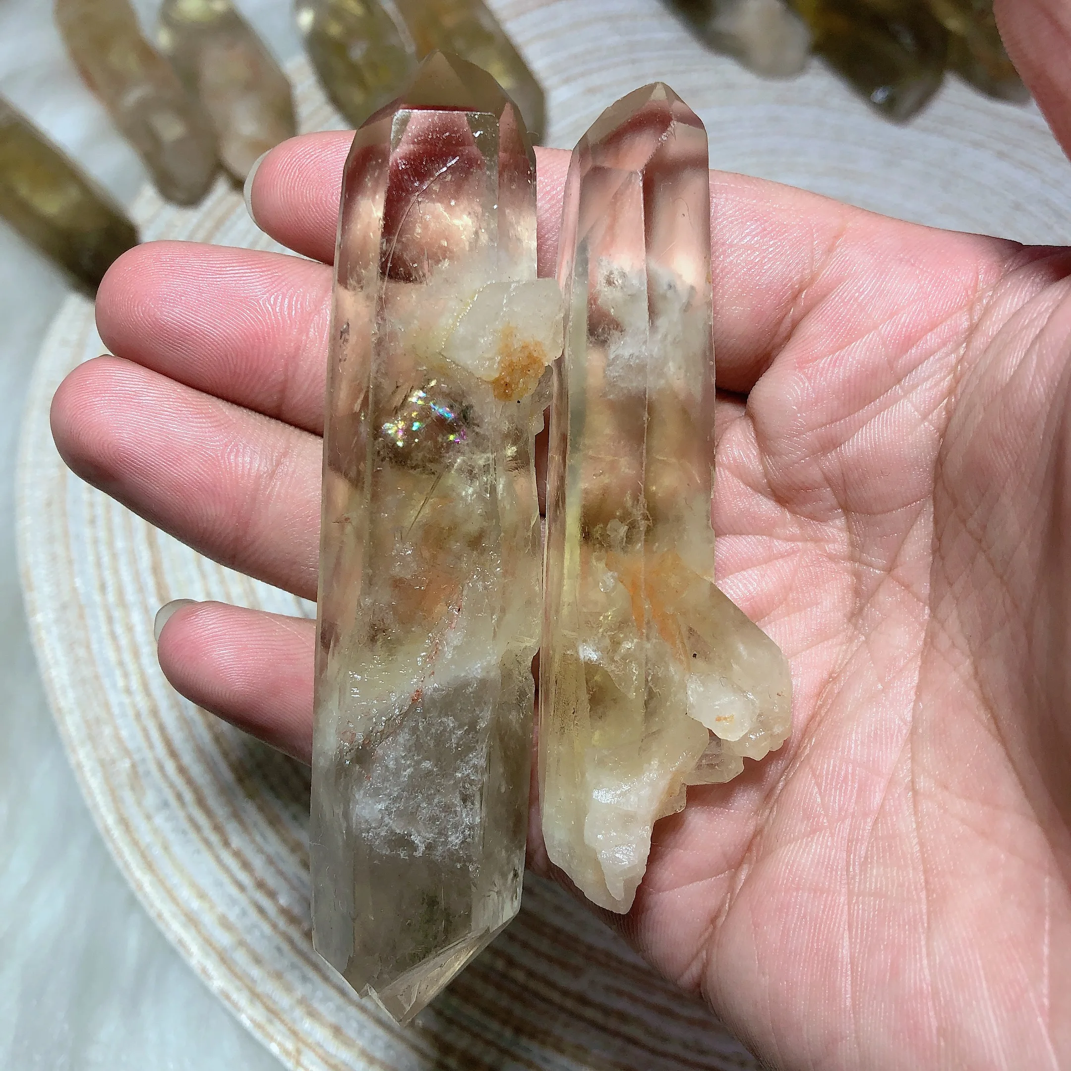 

High Quality Gemstone Natural Quartz Citrine Raw Point Crystal Cluster Mediation Mineral Specimen For Home Decoration Gift