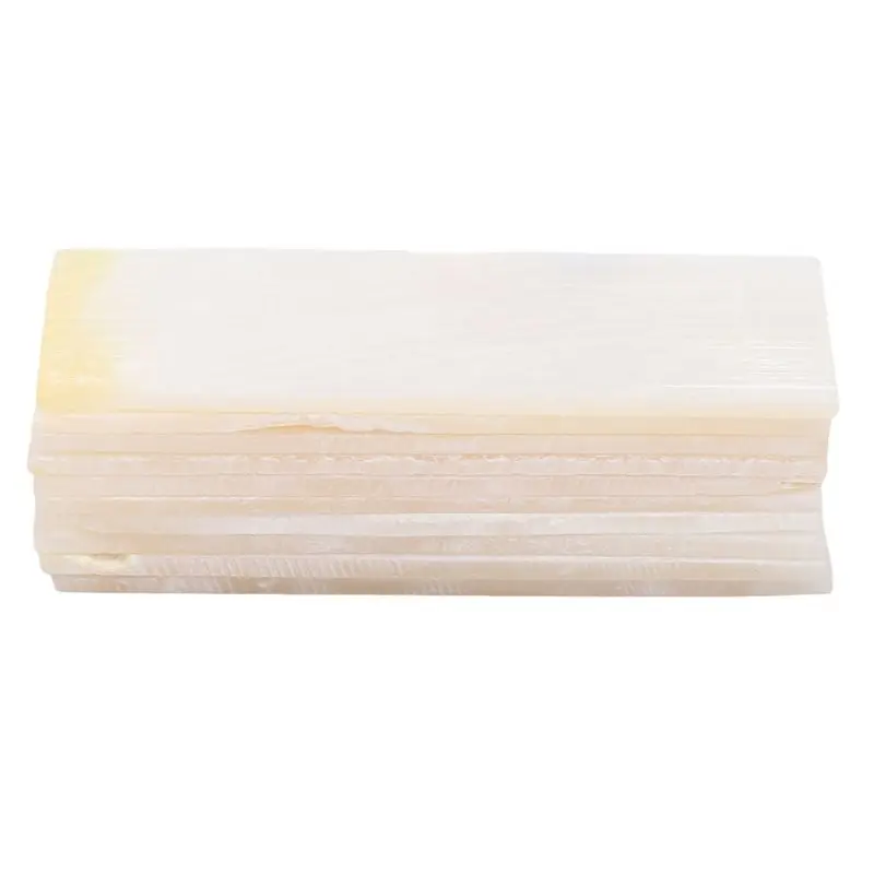 

AEF5-10Pcs Inlay Material White Mother Of Pearl Shell Blanks Sheet Rectangle Inlay Material For Guitar