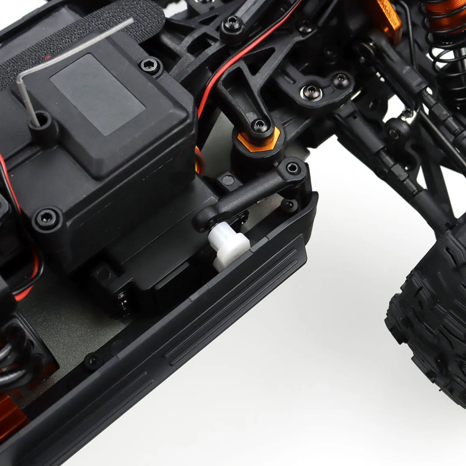 1/16 ZD Racing MT16 RC Big Tire Truck 4x4 Ferngesteuertes Offroad-Fahrzeug 2845 Bürstenloser Motor 35A ESC Akku RTR Modellauto – Detail 8