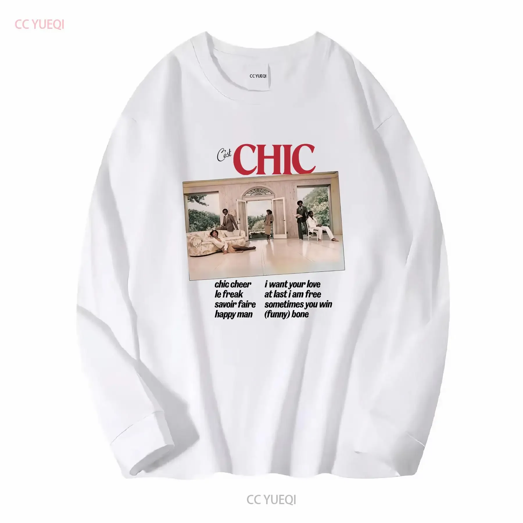 Cest Chic Nile Rodgers Bernard Edwards Classic Le Freak I Want Your Love T Shirt vintage Washed Slightly Stylish Soft
