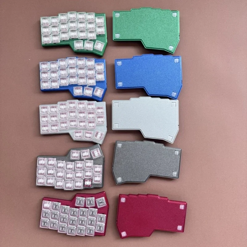 لوحة مفاتيح مقسمة من Corne V4.1 مخصصة 3X6 سلكية رفيعة للغاية أحادية الوضع RGB قابلة للتبديل السريع لألعاب البيئة تصميم Choc Axis Pig Nose Kit