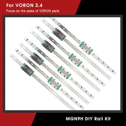 Voron 2.4 3D Printer Linear Rail MGN9H DIY Rail Kit 250/300/350mm Build High Quality Linear 8pcs/lot