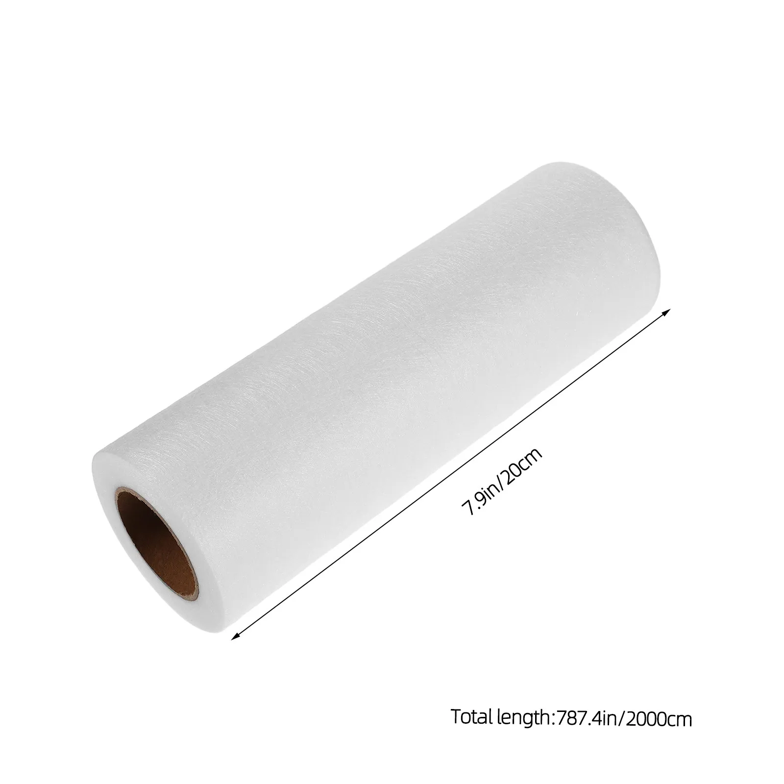 1 Roll Double Sided Fusible Web Iron on Lightweight Non-Woven Interfacing for Sewing Hemming Fabric Bonding Reinforcement