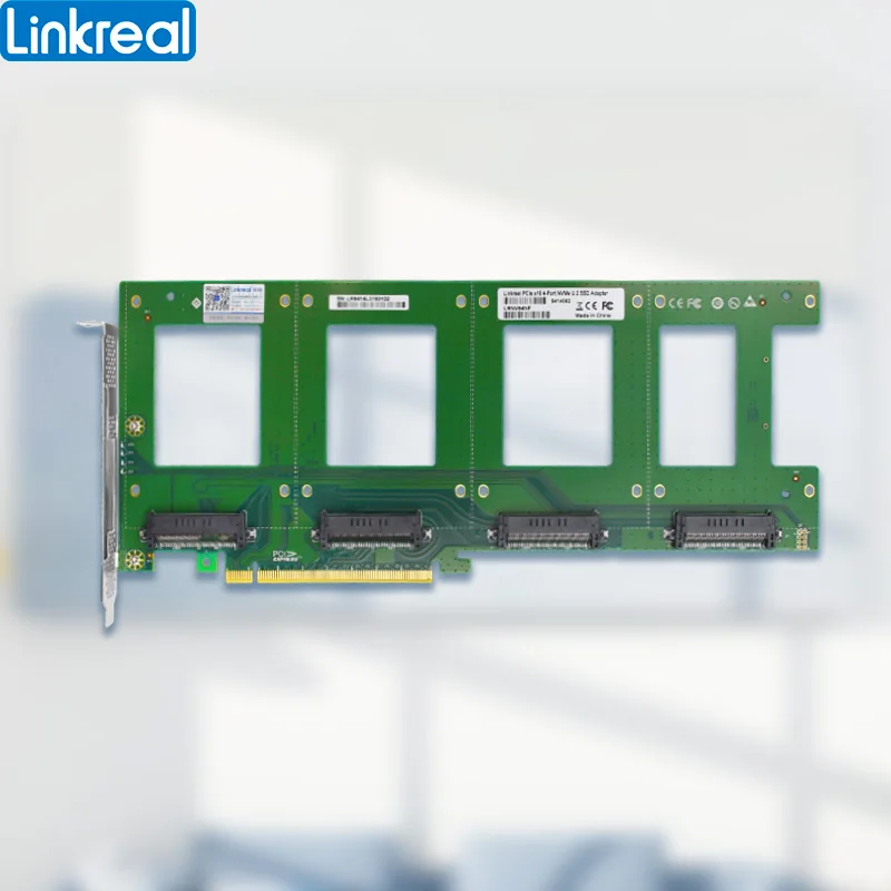 Imagem -05 - Linkreal-adaptador para Nvme Ssd-lrnv94nf x U.2 para Pcie X16 2.5