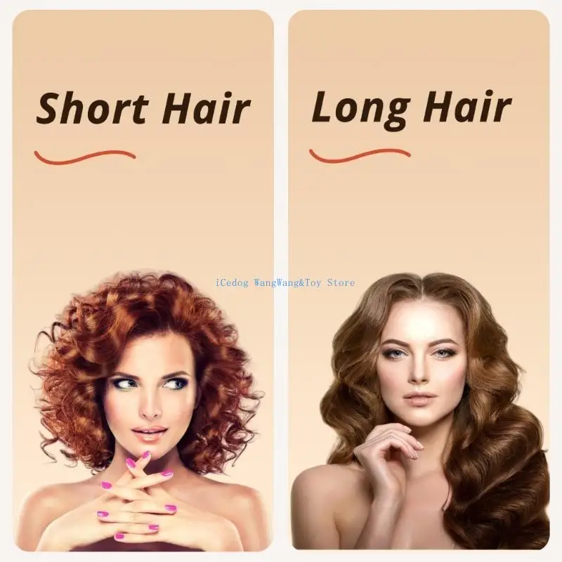 

MOLF Hair Curling Machine Fashion Hair Curler 32mm Hair Curling Wand Plastic Texture