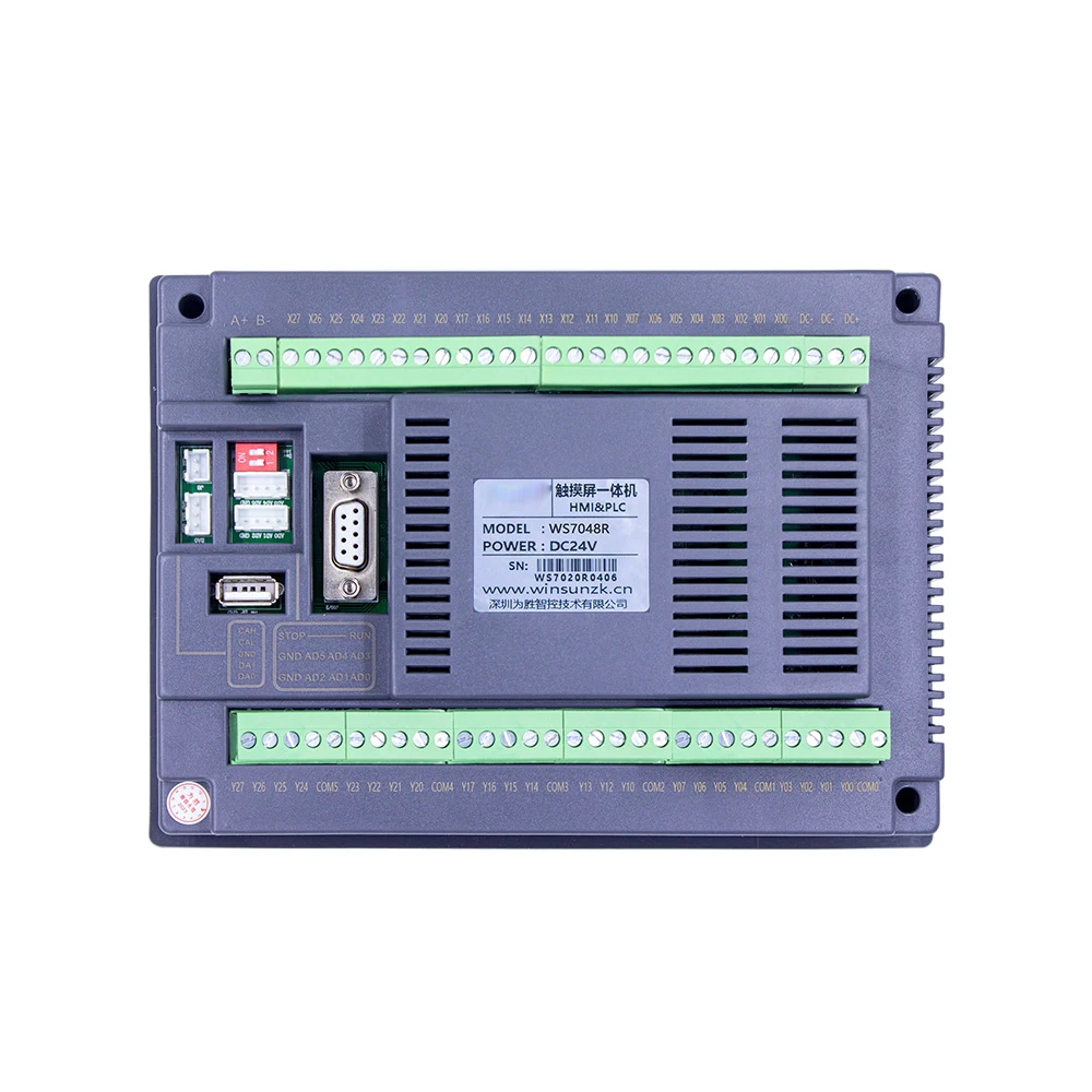 SEEKU WS4312/20/22 4.3 Inch HMI PLC Integrated Panel Relay Transistor RT Mixed Output RS485 RTC