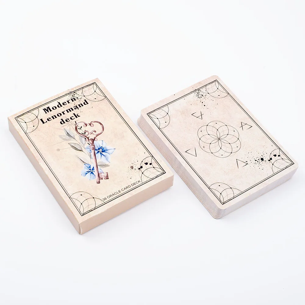 Modern Lenormand Deck Bordspel Engelse versie 36-kaartendek 10,3 * 7,3 cm Prachtig geïllustreerd familiefeestspel