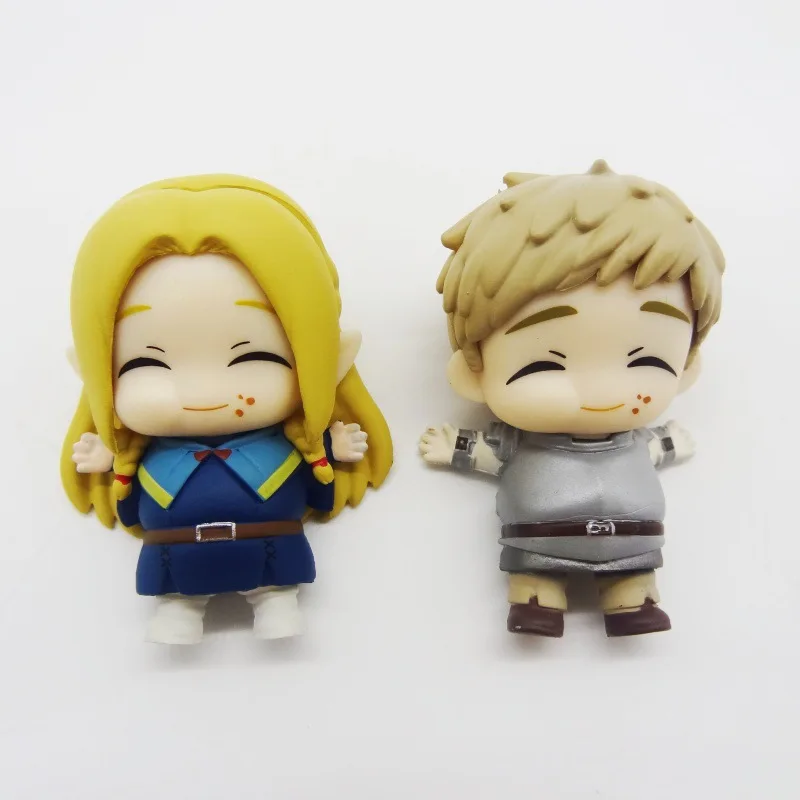 4 Teile/satz Anime Delicious in Dungeon Figur Marcille Farin Raiosu Set Modell Spielzeug Desktop Auto Ornament Puppe PVC Action Figure