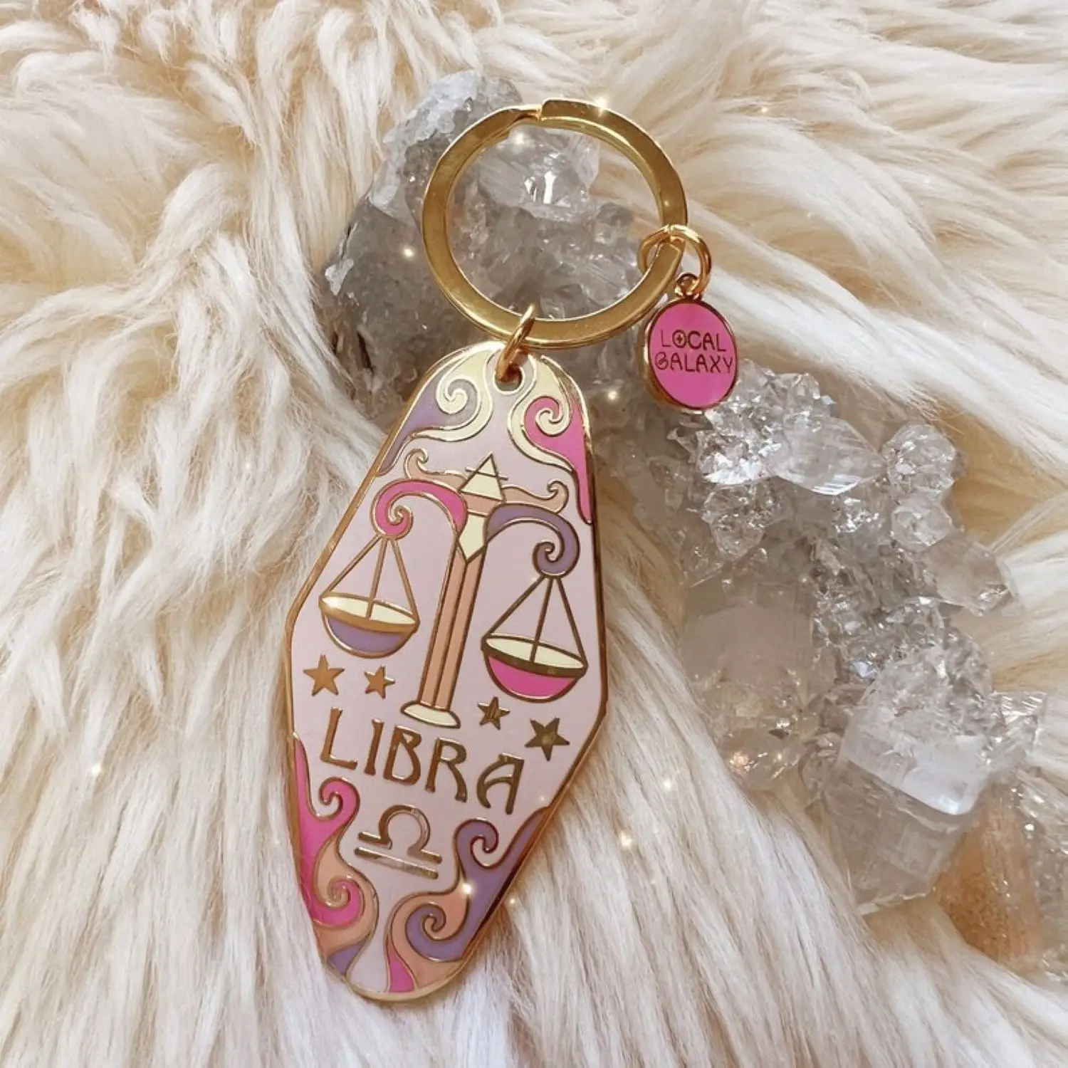 Women's Fashion Zodiac Sign Enamel Keychain – Stylish Daily Wear, Perfect Birthday Gift & Graduation Present