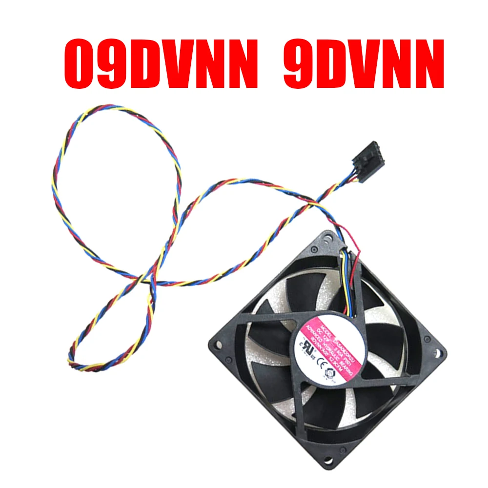 

09DVNN 9DVNN Fan For DELL For Optiplex 3010 DT 7010 9010 DASA0820R2U P001 MF80201VX-Q000-S99 PVA080F12H-P02-AE DC12V