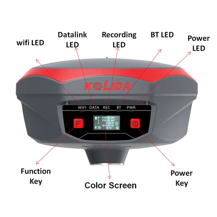 Kolida Dual Frequency Gps Intelligent Inertial Gnss Receiver Rtk