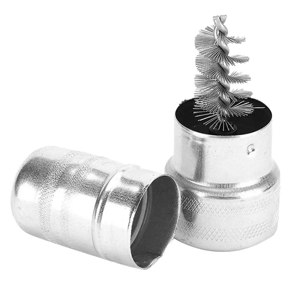 

Battery Terminal Brush Car Battery Cleaning Tool Steel Wire Design Removes Corrosion Safely Small Size Fits Toolbox Reliable