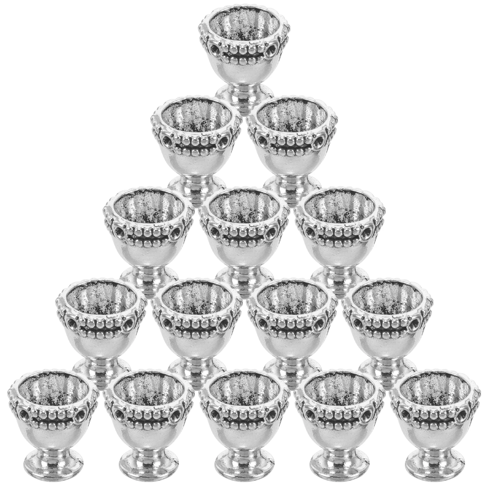 

50pcs Cup Pendant 13x13mm Alloy Charm Silver Color DIY Necklace Earrings Bracelet Jewelry Making Accessories