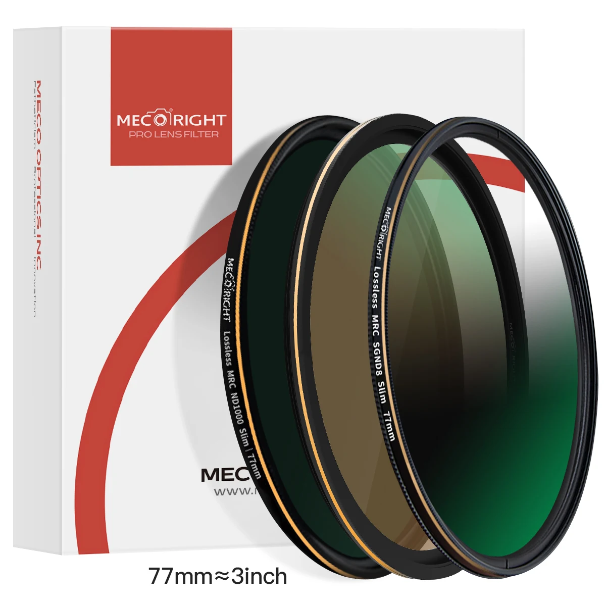 Mecoright CPL ND GND Filter Kit Polarizer Graduated For Canon Sony Nikon Fuji Sigma DSLR Camera Lens 43/49/52/55/58/67/77/82mm