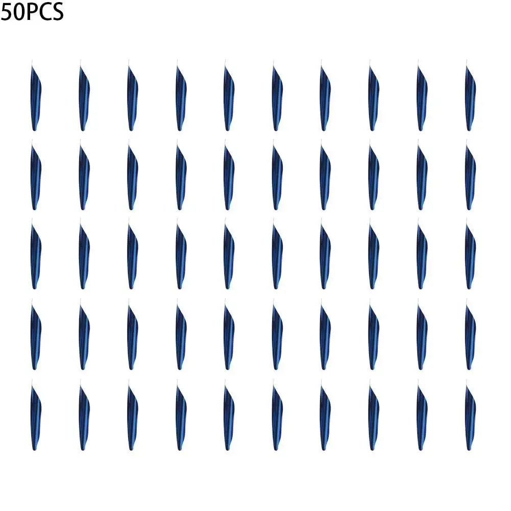 

Sporting Feather Spiral Feather Plastic Aluminum Arrows Balance Improve Accuracy Length 1.8 Inches Outdoor Color Optional