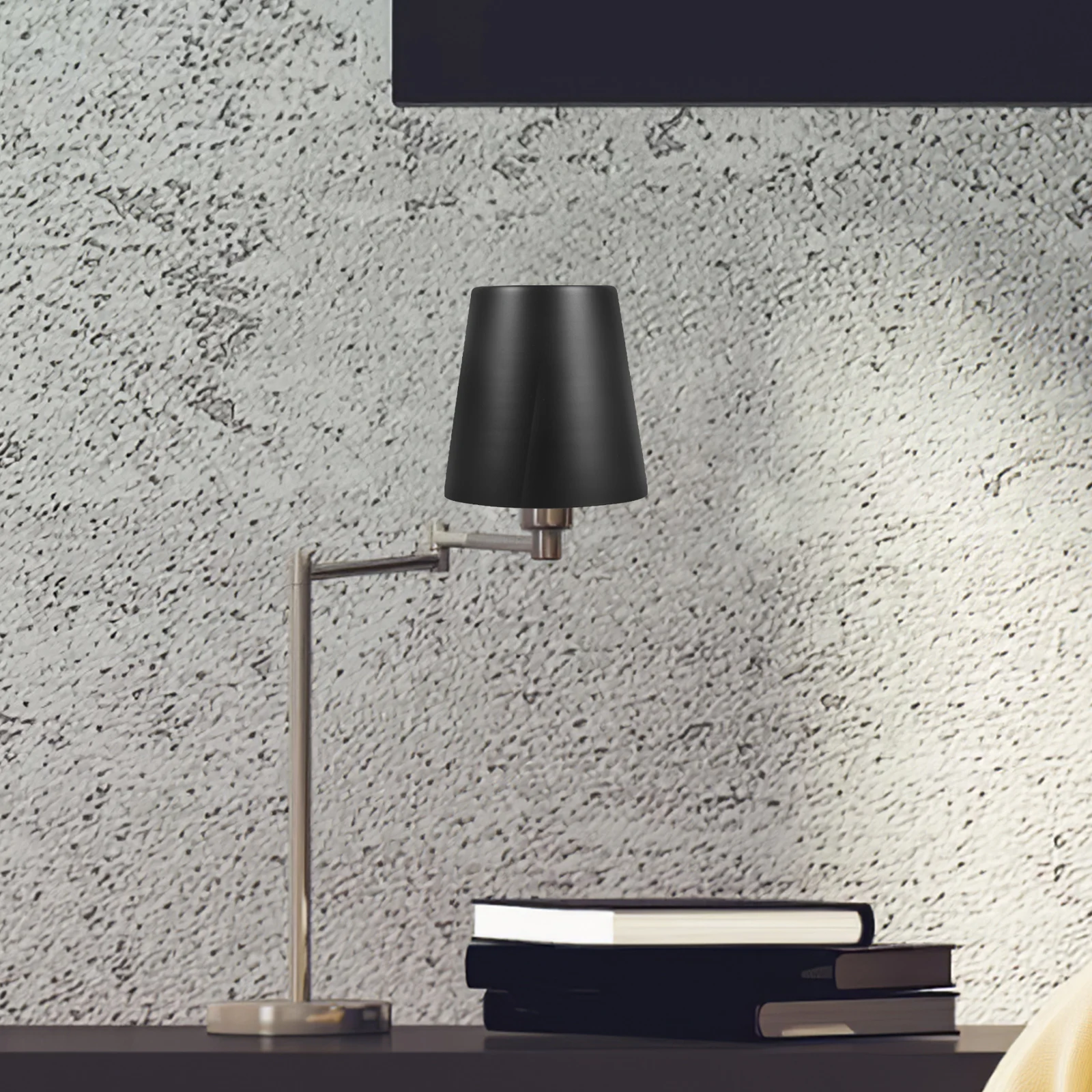 

Iron Lampshade Wrought Cover Hanging Ceiling Lamp Shade Vintage Pendant Clip Lights Metal Bedroom Living Study Lampshade