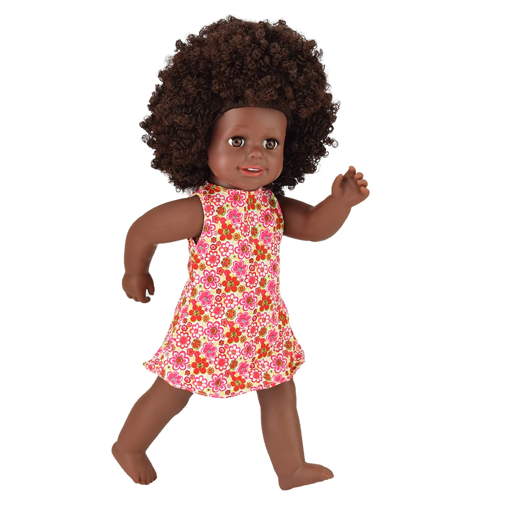 Hot selling cute baby doll 18inches Africa America kids doll With CE Certificate