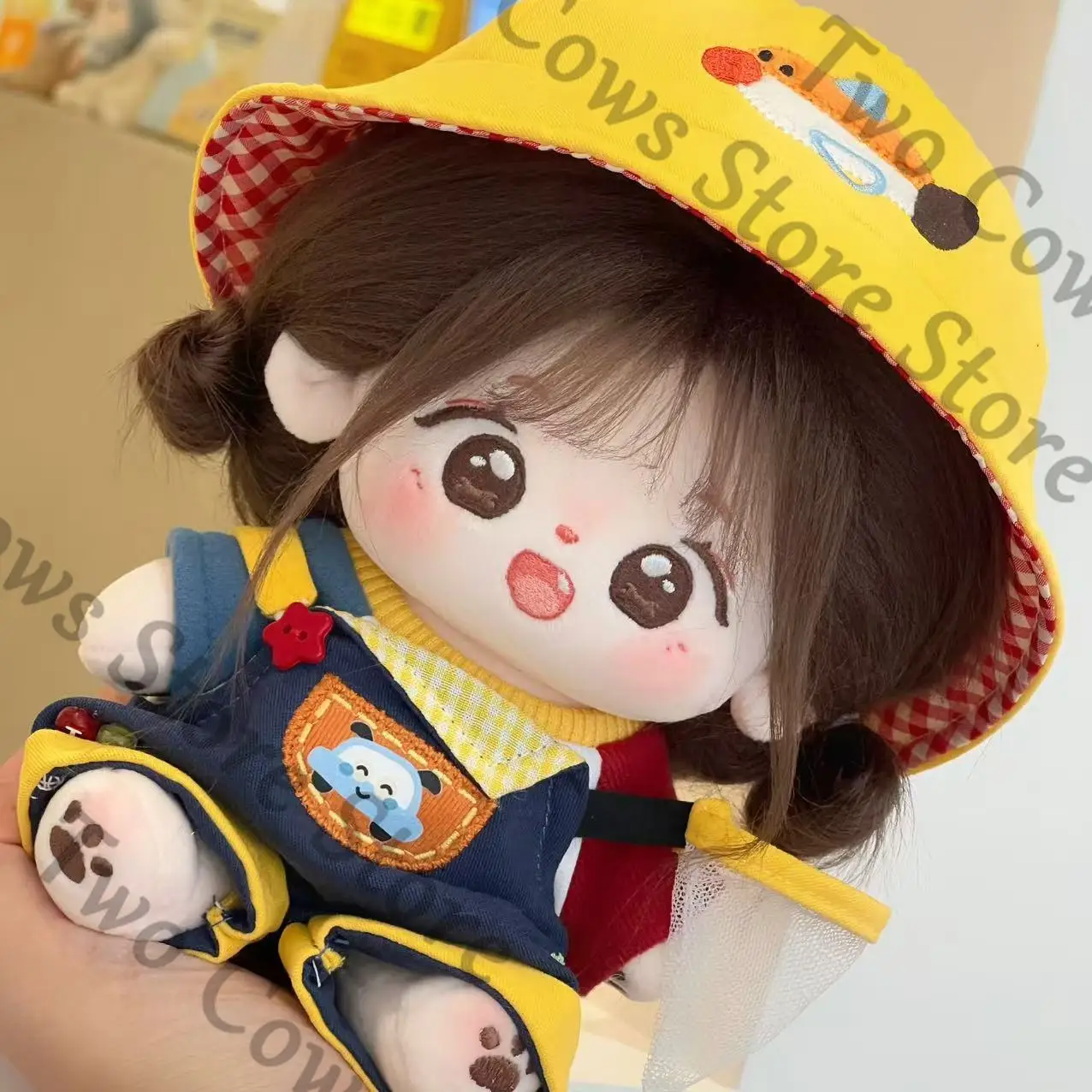 

20cm Outdoor Excursion Series: Cotton Doll Clothing Set—Super Cute Outfits for Dolls and Plush Toys, Replaceable Costumes