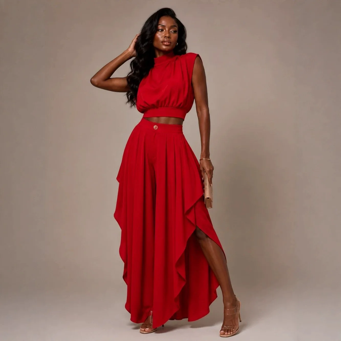 Ensembles 2 pièces pour femmes, nouveaux ensembles assortis été-automne, ensembles 2 pièces, hauts à manches courtes et pantalons, tenues, vêtements africains