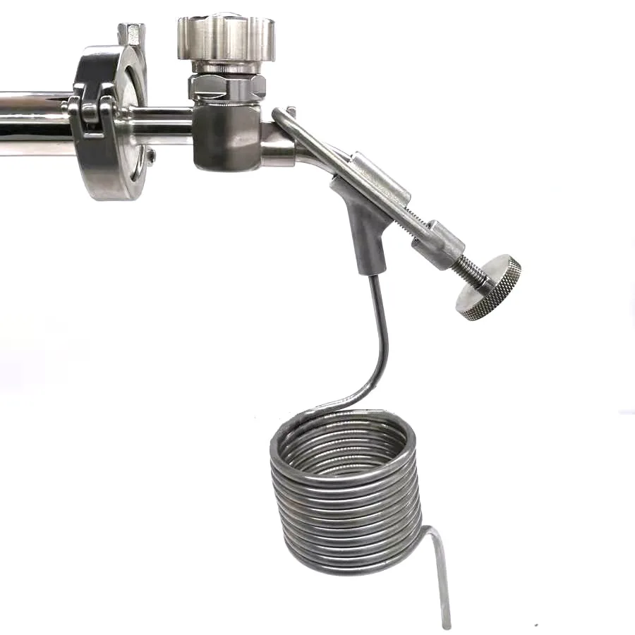 

304 Stainless Steel Beer Sampling Valve Clamp Type Sanitary Grade Fast Food Grade Sampling Valve Defoamer