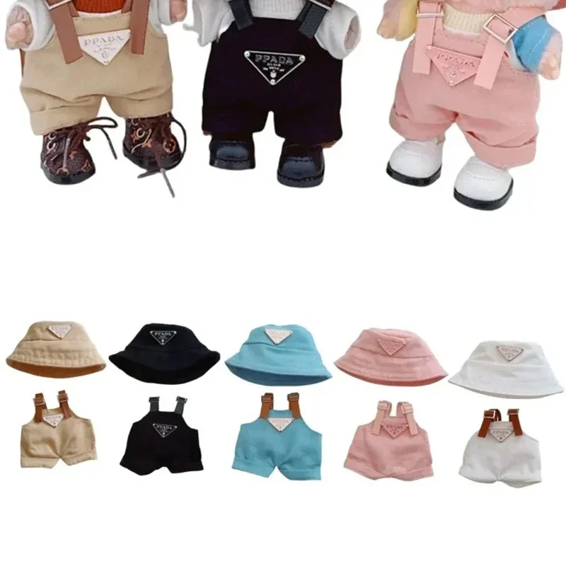 

For Labubus 17cm Mini Doll Clothes Outfit Hat Clothes Shoes Labubu II Doll Accessories Cultivate Sitting Party Game Toys