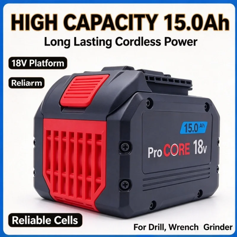 15.0Ah ProCORE Replacement Battery 18V Cordless Tools 21700 High Power 5C Cell Fit BAT609 BAT618 GBA18V