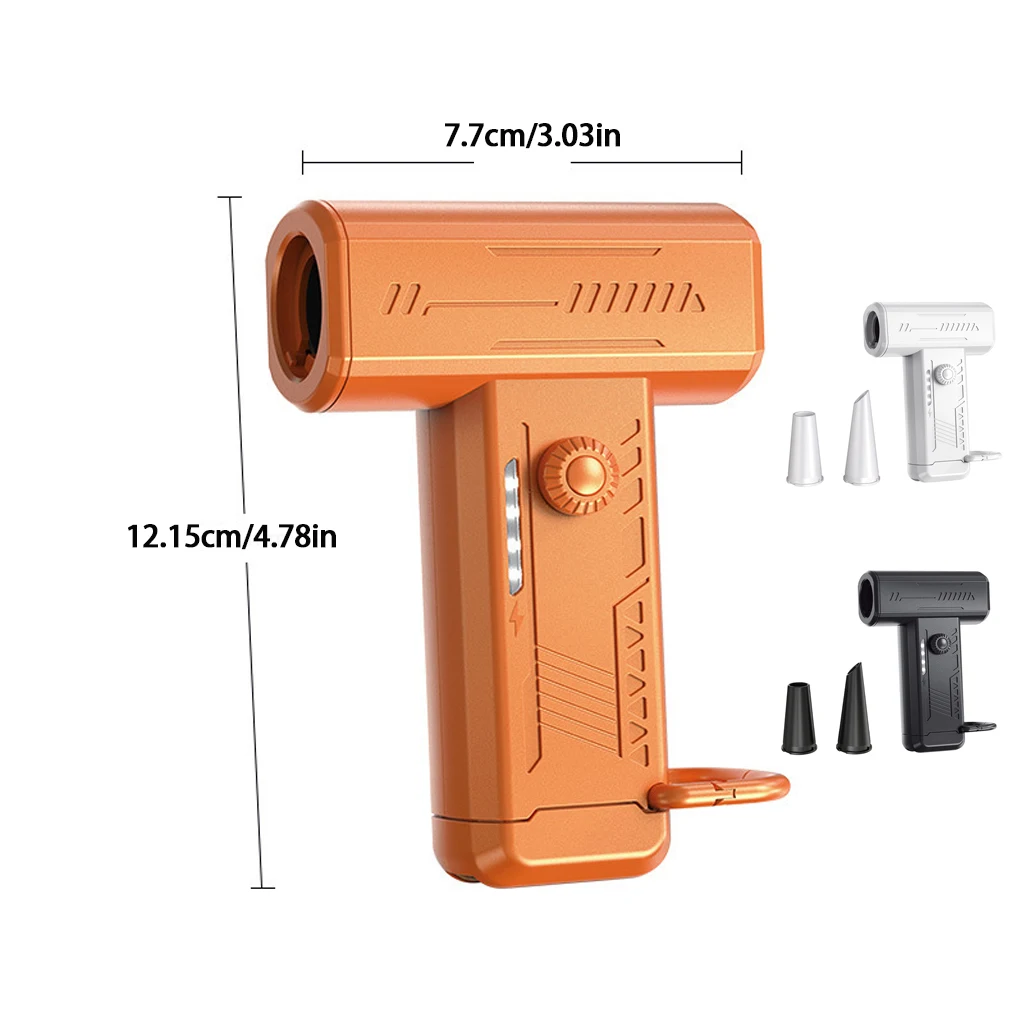 Mini ventilatore turbo violento con asciugatrice leggera che soffia campeggio all'aperto 130000 Ventilatore per polvere portatile ad alta velocità giri/min