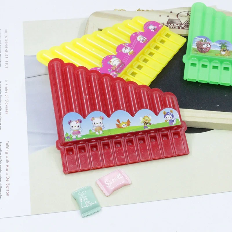 Hete Verkoop 10 Holes Schattig Mondharmonica Muziekinstrument Montessori Educatief Speelgoed Kinderen Blaasinstrument Kinderen Cadeau