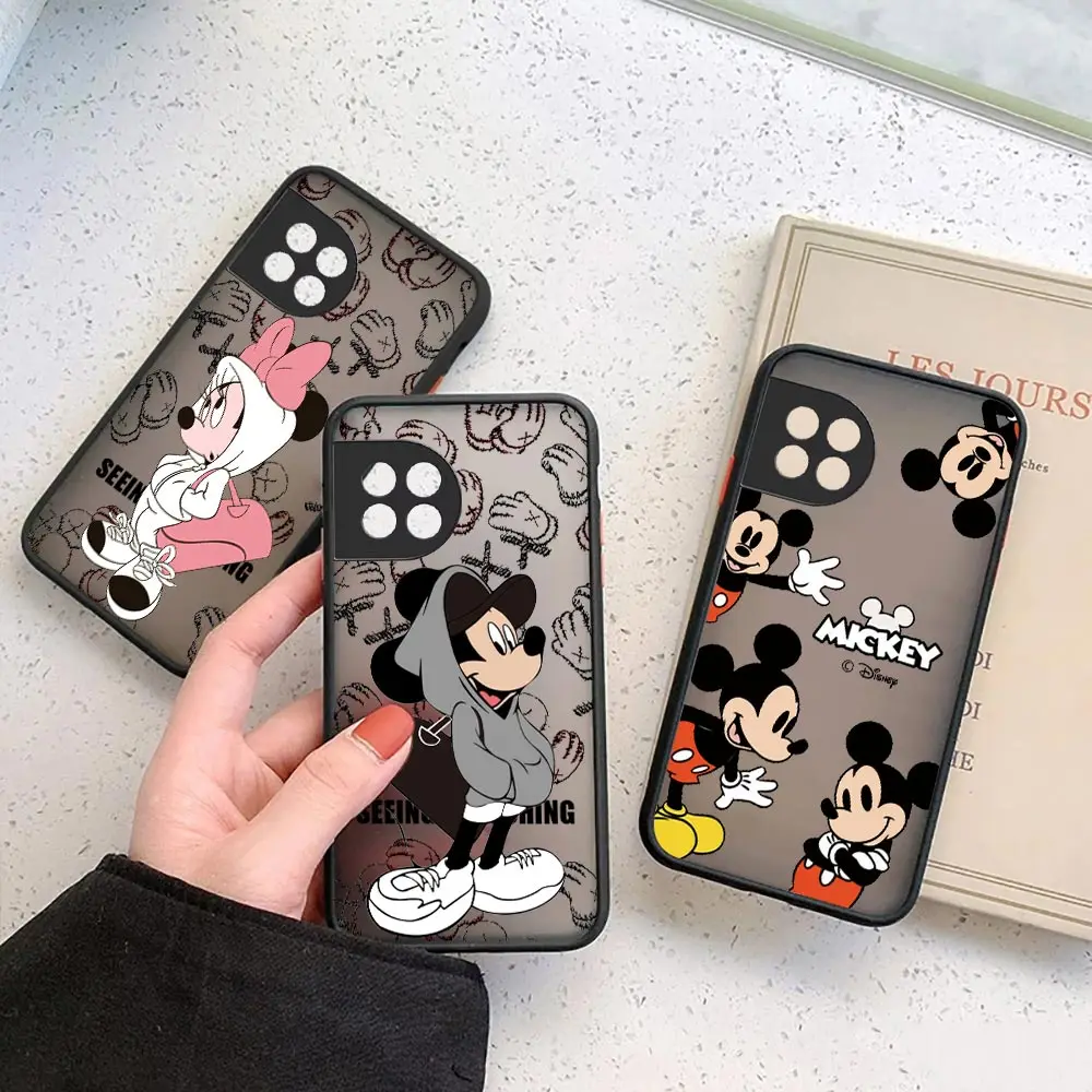 

Disney Fashion Mickey Mouse Minnie Phone Case For Oneplus 9 8T 8 7 7T 6 5T PRO NORD CE 2 N10 N100 5G Silicone Matte Case Funda