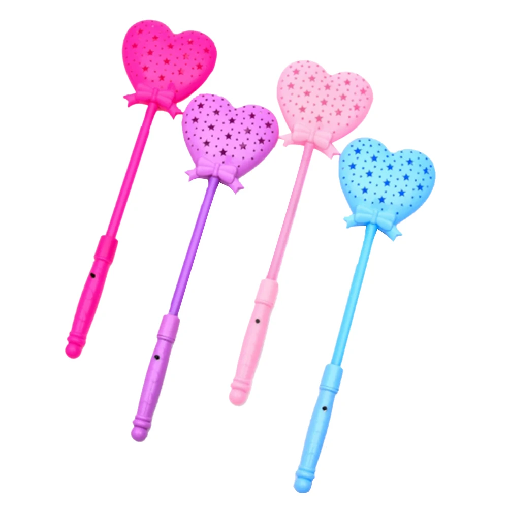 

6pcs Luminous Fairy Light Effect Flashing Stick Assorted Color Party Supplies Concert Accessories