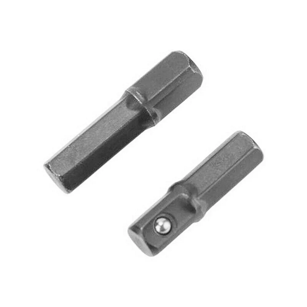 Juego de adaptador de enchufe de acero al cromo vanadio, 8 piezas, vástago hexagonal a brocas de extensión de 1/4 "3/8" 1/2"
